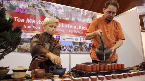 Дамиан и его папа Иржи Алциор - Sputnik Латвия