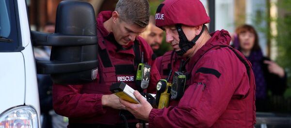 Оперативные службы возле станции метро Парсонс Грин в Лондоне - Sputnik Латвия