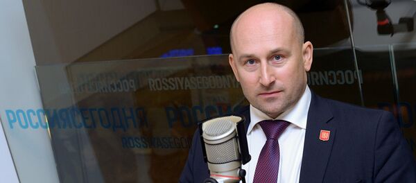 Писатель и публицист, лидер Партии Великое Отечество Николай Стариков Писатель и публицист, лидер Партии Великое Отечество Николай Стариков - Sputnik Latvija