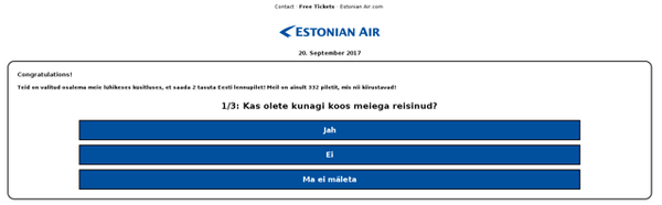 Одна из страниц опросника, организованного мошенниками Одна из страниц опросника, организованного мошенниками - Sputnik Латвия