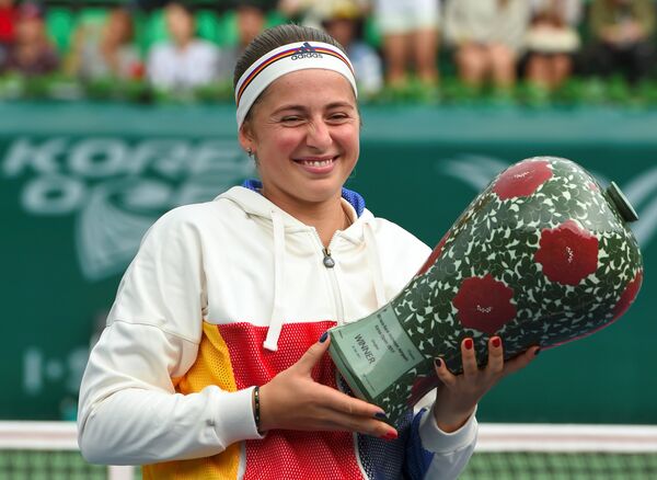 Елена Остапенко выиграла турнир в Сеуле - Sputnik Латвия