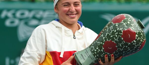 Елена Остапенко выиграла турнир в Сеуле - Sputnik Латвия