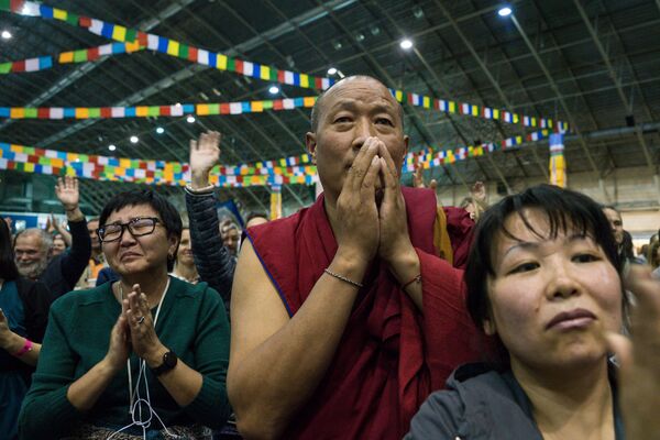 Учения Его Святейшества Далай-ламы XIV для стран Балтии и России прошли в Риге - Sputnik Латвия
