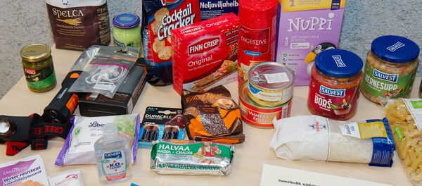 Недельный набор продуктов на одного человека в случае ЧП Недельный набор продуктов на одного человека в случае ЧП - Sputnik Latvija