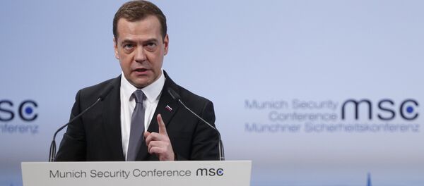 Премьер-министр РФ Д. Медведев принял участие в Мюнхенской конференции по безопасности Премьер-министр РФ Д. Медведев принял участие в Мюнхенской конференции по безопасности - Sputnik Latvija