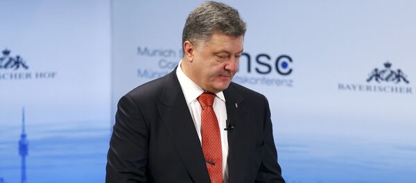 Президент Украины Петр Порошенко Президент Украины Петр Порошенко - Sputnik Latvija