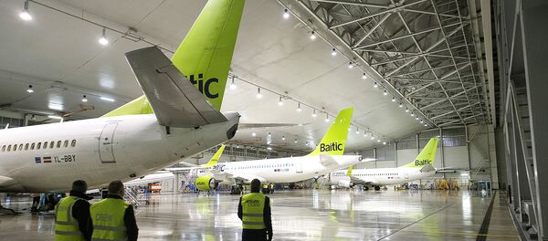 Аэропорт Airbaltic Аэропорт Airbaltic - Sputnik Latvija
