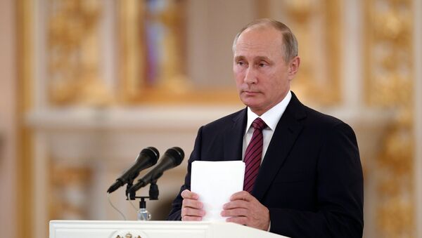 Президент РФ В. Путин принял верительные грамоты у 20 послов иностранных государств - Sputnik Latvija