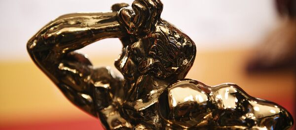Статуэтка бронзового Орфея на церемонии вручения телевизионной премии ТЭФИ - Sputnik Латвия