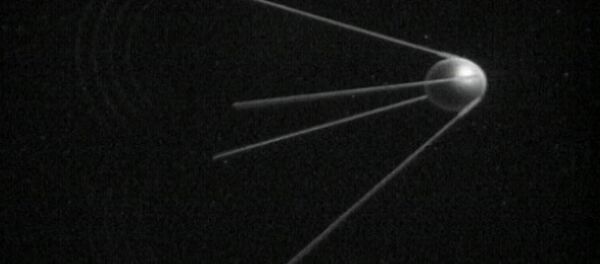 Запуск первого искусственного спутника Земли. Архивное видео Запуск первого искусственного спутника Земли. Архивное видео - Sputnik Латвия