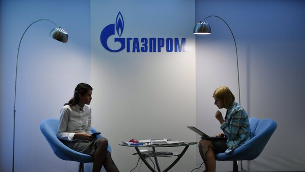 Стенд компании Газпром - Sputnik Латвия