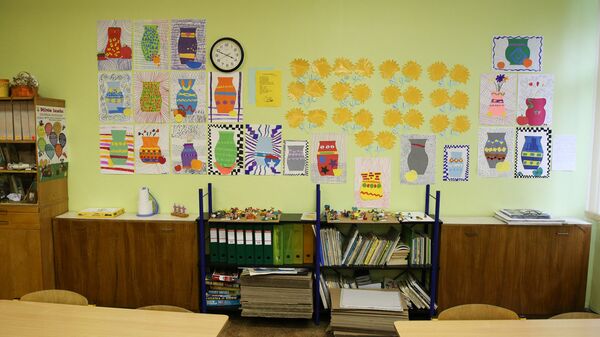 Школьные поделки в классе - Sputnik Латвия