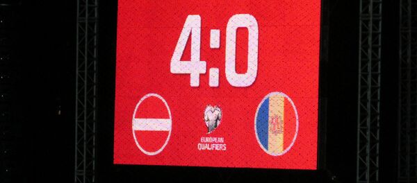 Счет матча Латвия – Андорра на стадионе Сконто, 10 октября, Рига - Sputnik Латвия