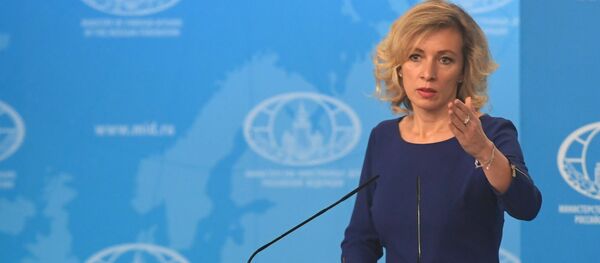 Krievijas Ārlietu ministrijas oficiālā pārstāve Marija Zaharova Krievijas Ārlietu ministrijas oficiālā pārstāve Marija Zaharova - Sputnik Latvija