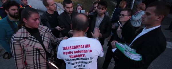 Акция Самоопределение для Закарпатья Акция Самоопределение для Закарпатья - Sputnik Латвия