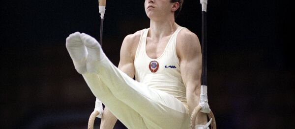 Гимнаст Виталий Щербо, 1991 год - Sputnik Латвия