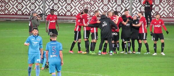 Матч Кубка Латвии по футболу между Рига и Лиепая/Мого - Sputnik Латвия