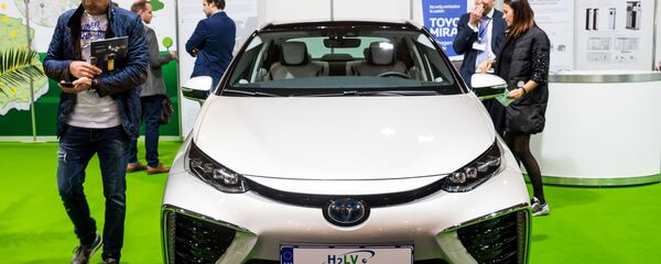 Водородный электромобиль на выставке Среда и энергия - Sputnik Латвия