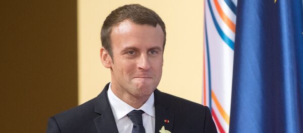 Francijas prezidents Emanuels Makrons Francijas prezidents Emanuels Makrons - Sputnik Latvija