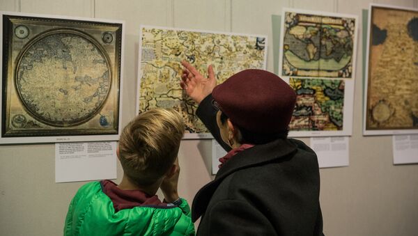 Выставка Армения на древних картах в Национальной библиотеке - Sputnik Латвия