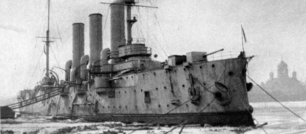 Крейсер Аврора в 1917 году - Sputnik Латвия