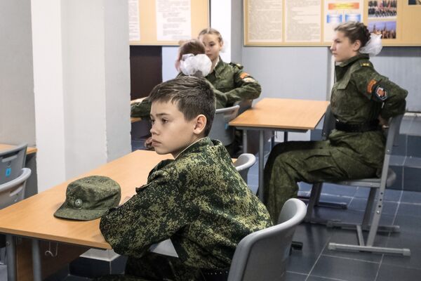 Кадетский класс в московской школе - Sputnik Latvija