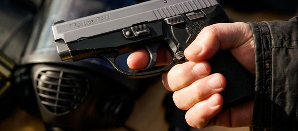 Основной пистолет Пограничной охраны Латвии немецкий Sig Sauer - Sputnik Латвия