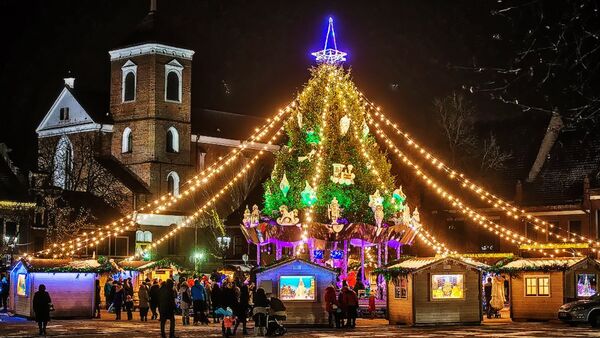 Рождественская елка в Каунасе, архивное фото - Sputnik Латвия