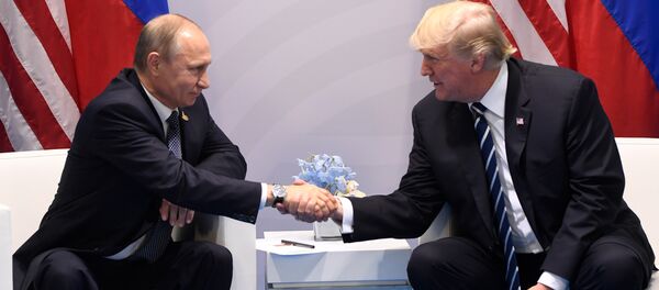 Krievijas prezidents Vladimirs Putins un ASV vadītājs Donalds Tramps Krievijas prezidents Vladimirs Putins un ASV vadītājs Donalds Tramps - Sputnik Latvija