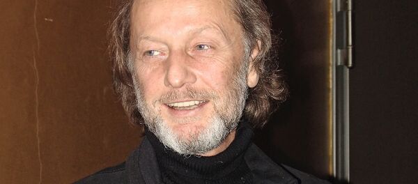 Сатирик Михаил Задорнов на презентации фильма Три дня в Одессе режиссера Алексея Пиманова - Sputnik Латвия