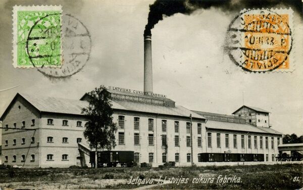 Елгавская сахарная фабрика — первая в Латвии Елгавская сахарная фабрика — первая в Латвии - Sputnik Латвия