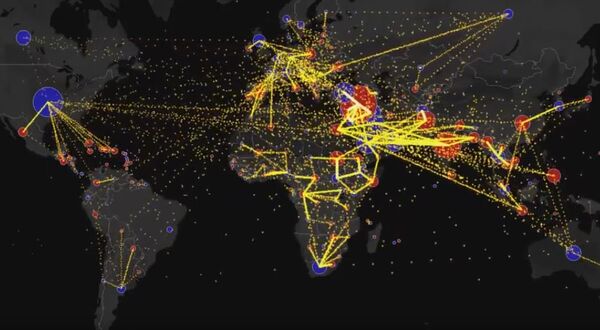 Карта миграции в мире Карта миграции в мире - Sputnik Латвия