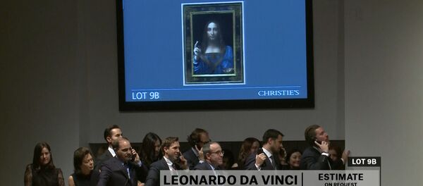 Leonardo da Vinči glezna tika pārdota izsolē par 400 miljoniem dolāru Leonardo da Vinči glezna tika pārdota izsolē par 400 miljoniem dolāru - Sputnik Latvija
