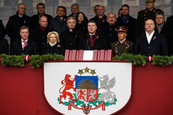 Раймондс Вейонис выступил с речью - Sputnik Латвия