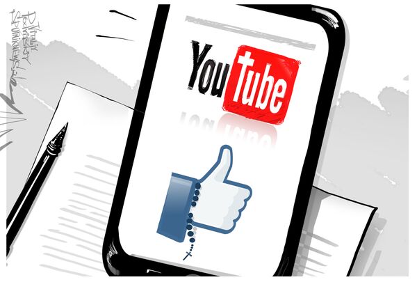 Во имя фейсбука, твиттера и святого ютуба Во имя фейсбука, твиттера и святого ютуба - Sputnik Латвия