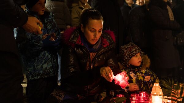 Траурное мероприятие в память жертв Золитудской трагедии - Sputnik Латвия