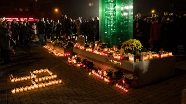 Траурное мероприятие в память жертв Золитудской трагедии - Sputnik Латвия