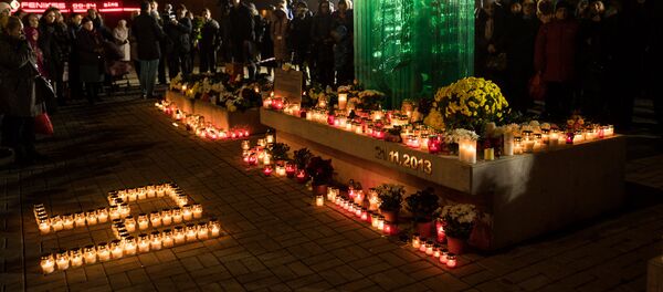 Траурное мероприятие в память жертв Золитудской трагедии Траурное мероприятие в память жертв Золитудской трагедии - Sputnik Латвия