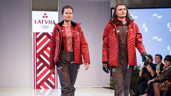Презентация коллекции официальной формы латвийской сборной на зимних Олимпийских играх - Sputnik Латвия