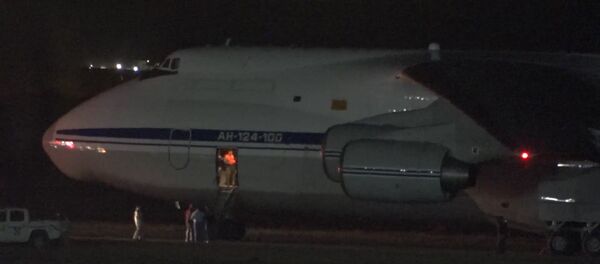 Lidmašīna An-124 ar iekārtām zemūdenes meklēšanai ieradusies Argentīnā Lidmašīna An-124 ar iekārtām zemūdenes meklēšanai ieradusies Argentīnā - Sputnik Latvija