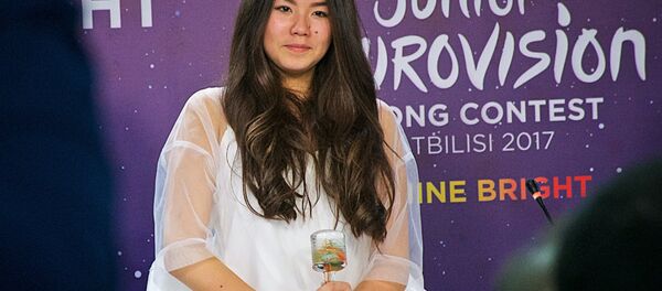 Poļina Boguseviča, konkursa Bērnu Eirovīzija 2017 konkursa fināliste Poļina Boguseviča, konkursa Bērnu Eirovīzija 2017 konkursa fināliste - Sputnik Latvija