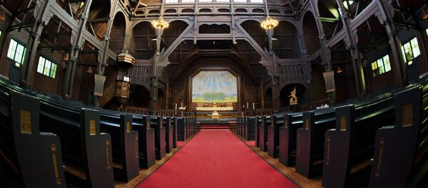 Церковь в шведском городе Кируна - Sputnik Латвия