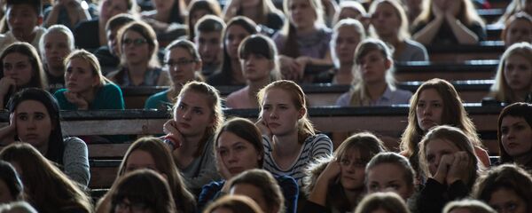 Студенты университета Студенты университета - Sputnik Latvija