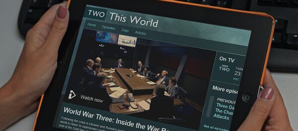 Kadrs no BBC dokumentālās filmas Trešais pasaules karš: kara istaba Kadrs no BBC dokumentālās filmas Trešais pasaules karš: kara istaba - Sputnik Latvija