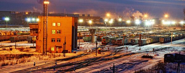 Железнодорожное депо в Даугавпилсе Железнодорожное депо в Даугавпилсе - Sputnik Latvija