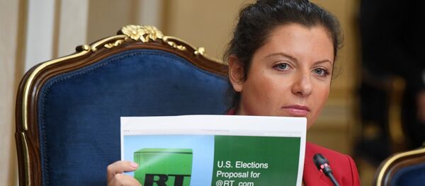 Главный редактор телеканала RT и МИА Россия сегодня Маргарита Симоньян Главный редактор телеканала RT и МИА Россия сегодня Маргарита Симоньян - Sputnik Latvija