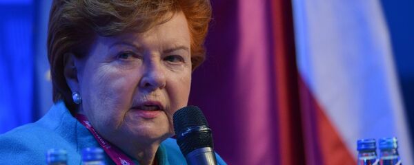 Президент Латвийской Республики (1999-2007) Вайра Вике-Фрейберга  Президент Латвийской Республики (1999-2007) Вайра Вике-Фрейберга  - Sputnik Latvija