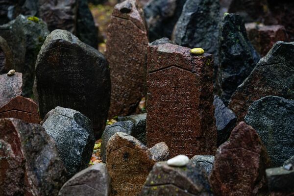 Мемориал в Румбуле на месте массового расстрела евреев - Sputnik Латвия