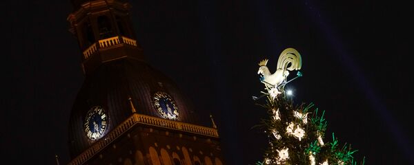 Рождественская ель на Домской площади - Sputnik Латвия