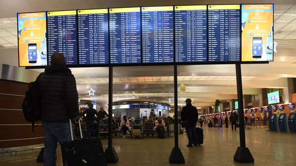 Задержки авиарейсов в аэропорту Шереметьево - Sputnik Латвия